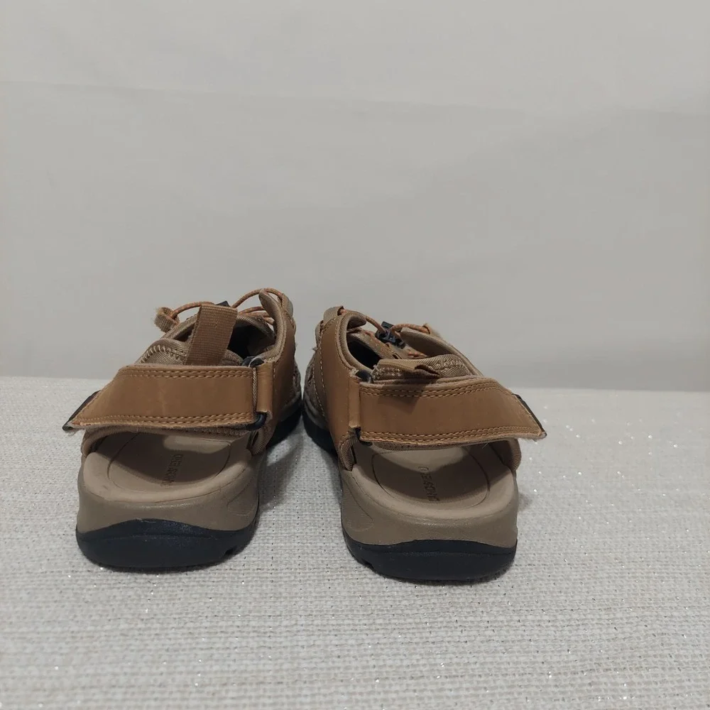 LANDS' END Men's Size 8D‎ Trail Sandal w/ Bungee Lace Water hiking sport